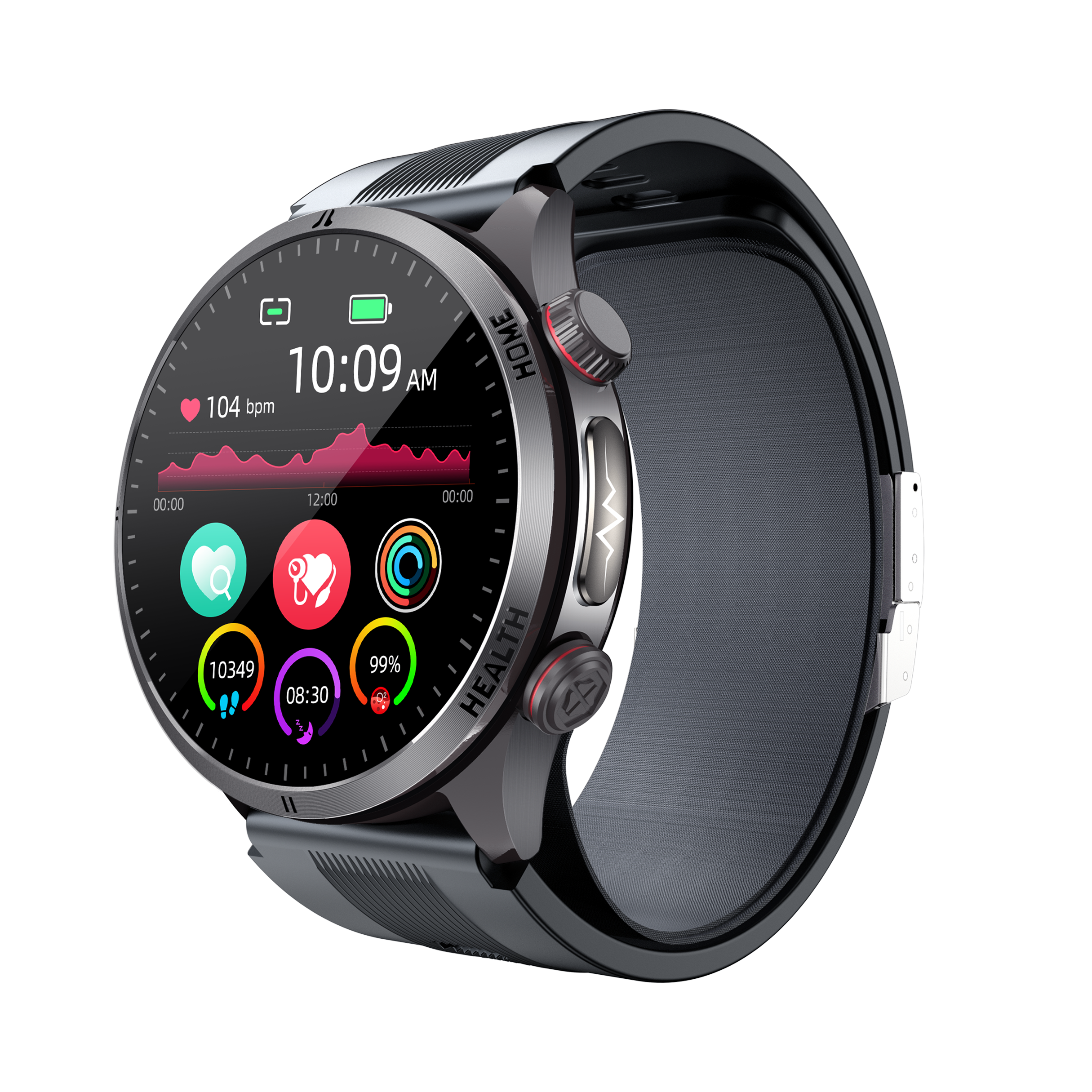 New smartwatch S26 Air pump+airbag true blood pressure accurate test,Bluetooth call,ECG electrocardiogram,blood sugar, uric acid, blood lipid, body temperature, blood oxygen, sleep monitoring, breathing training ECG NFC SOS
