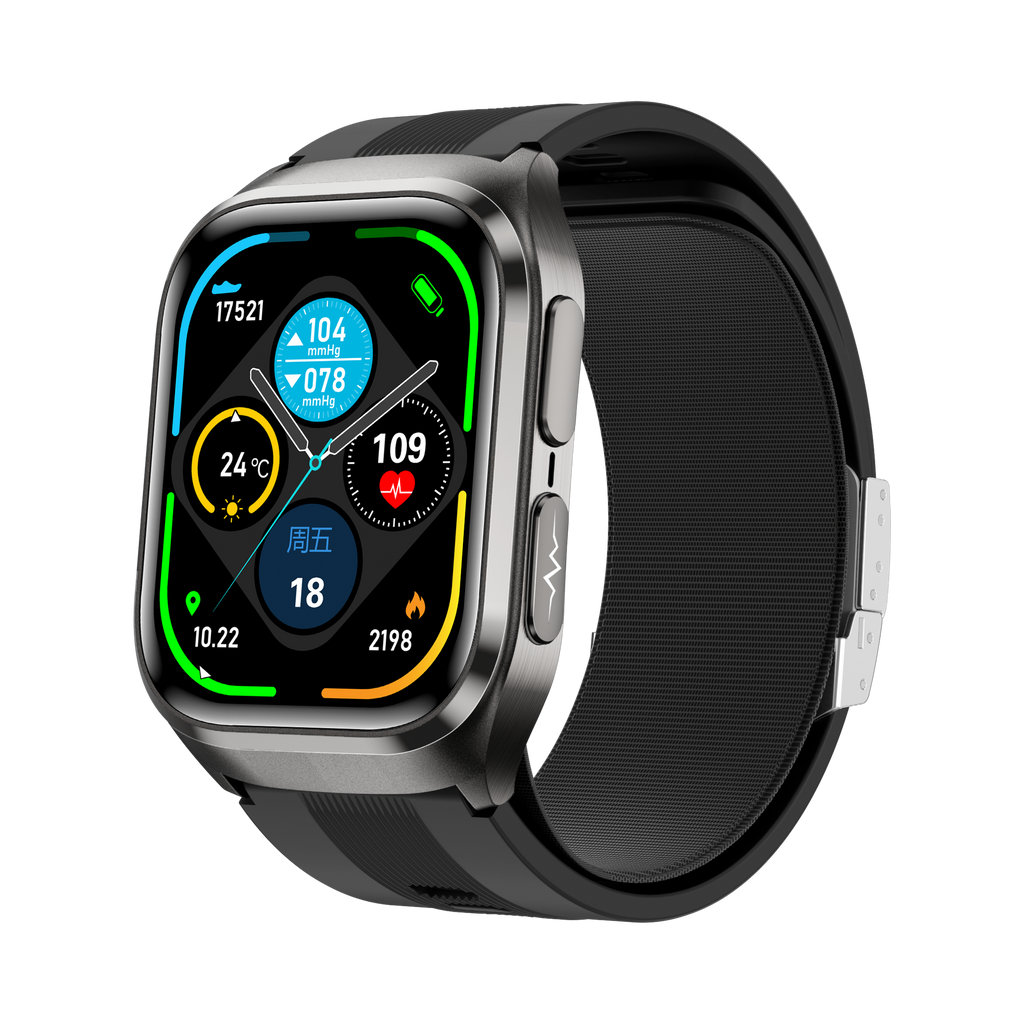 New smartwatch S17 airbag blood pressure monitoring NFC SOS ECG electrocardiogram Sport, blood sugar, uric acid, blood lipid, body temperature, blood oxygen, sleep monitoring, breathing training Lover gift