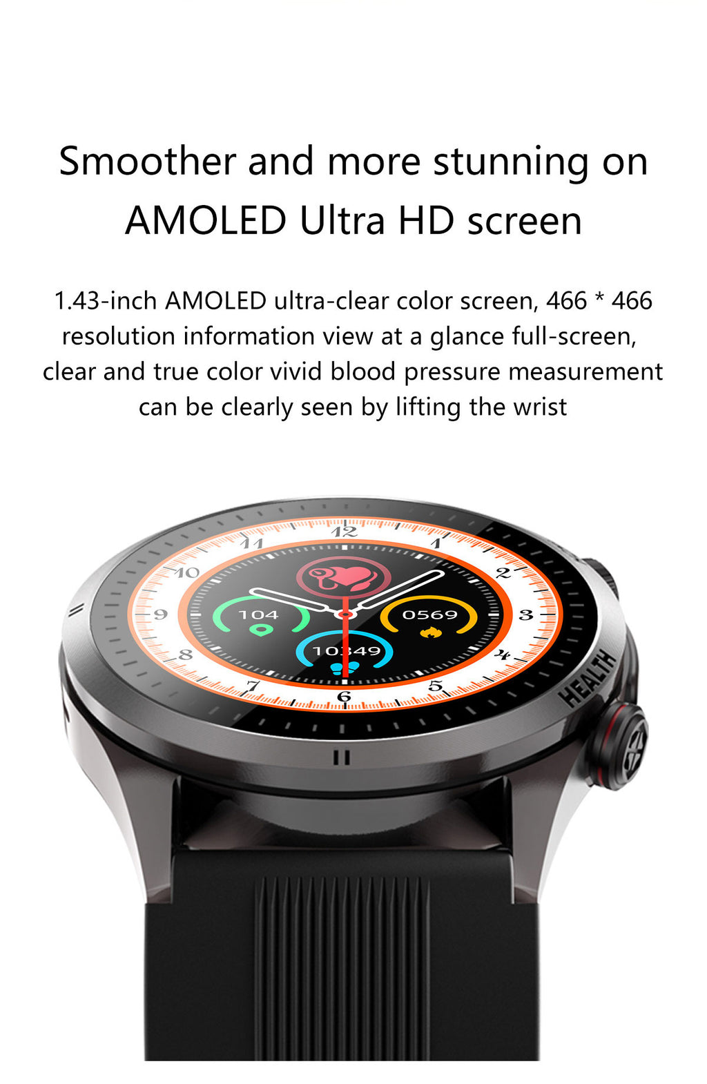 New smartwatch S26 Air pump+airbag true blood pressure accurate test,Bluetooth call,ECG electrocardiogram,blood sugar, uric acid, blood lipid, body temperature, blood oxygen, sleep monitoring, breathing training ECG NFC SOS