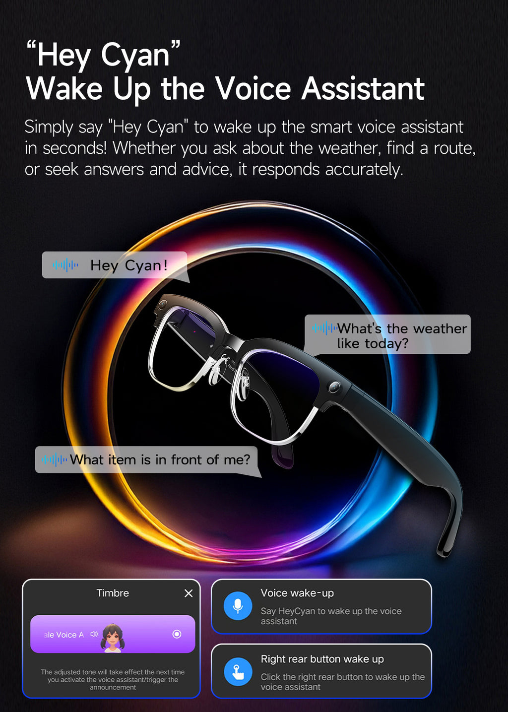 Smart glasses Photography glasses W630 AI translation Wi-Fi slide-to-touch New Fashion Arrivals.