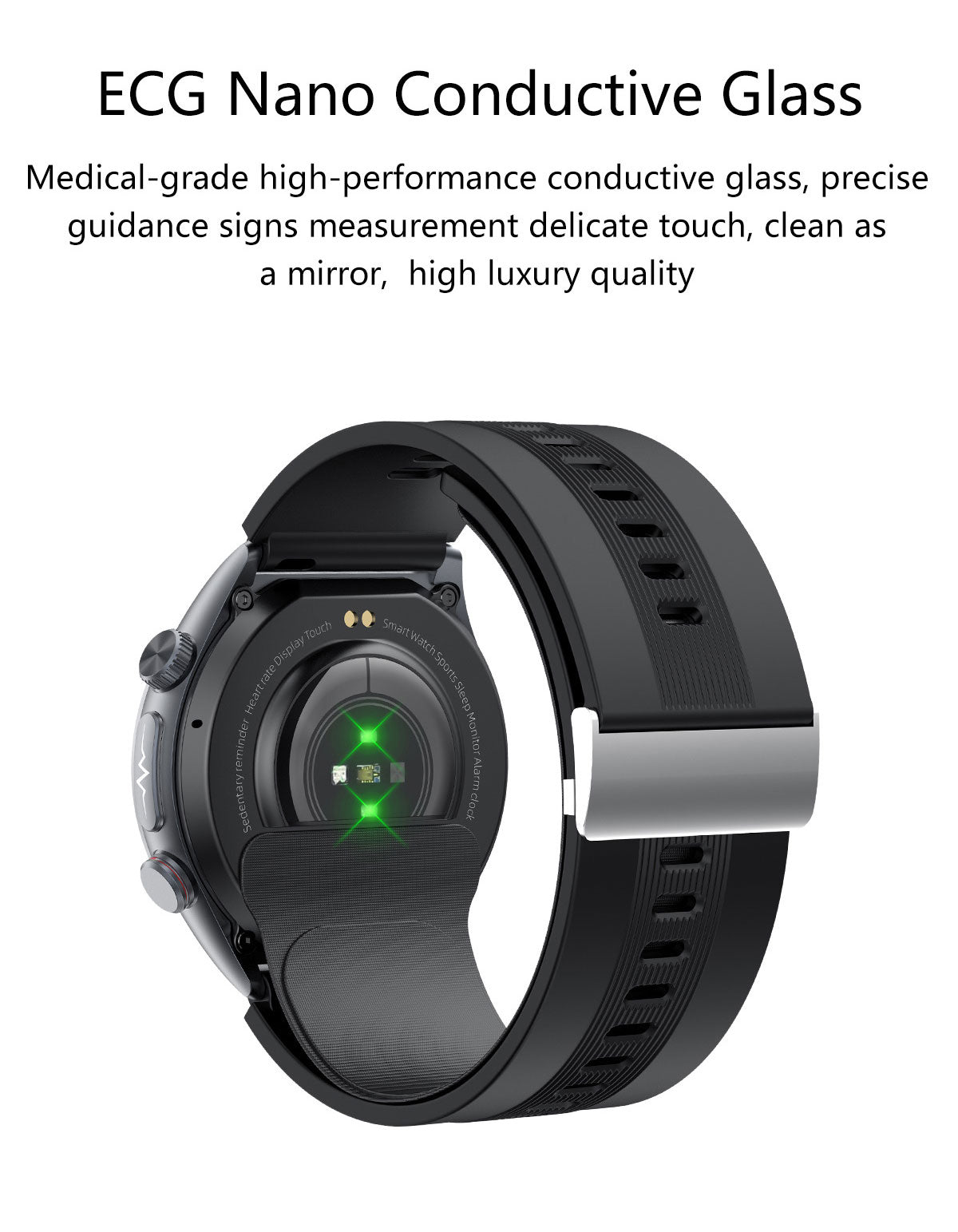 New smartwatch S26 Air pump+airbag true blood pressure accurate test,Bluetooth call,ECG electrocardiogram,blood sugar, uric acid, blood lipid, body temperature, blood oxygen, sleep monitoring, breathing training ECG NFC SOS