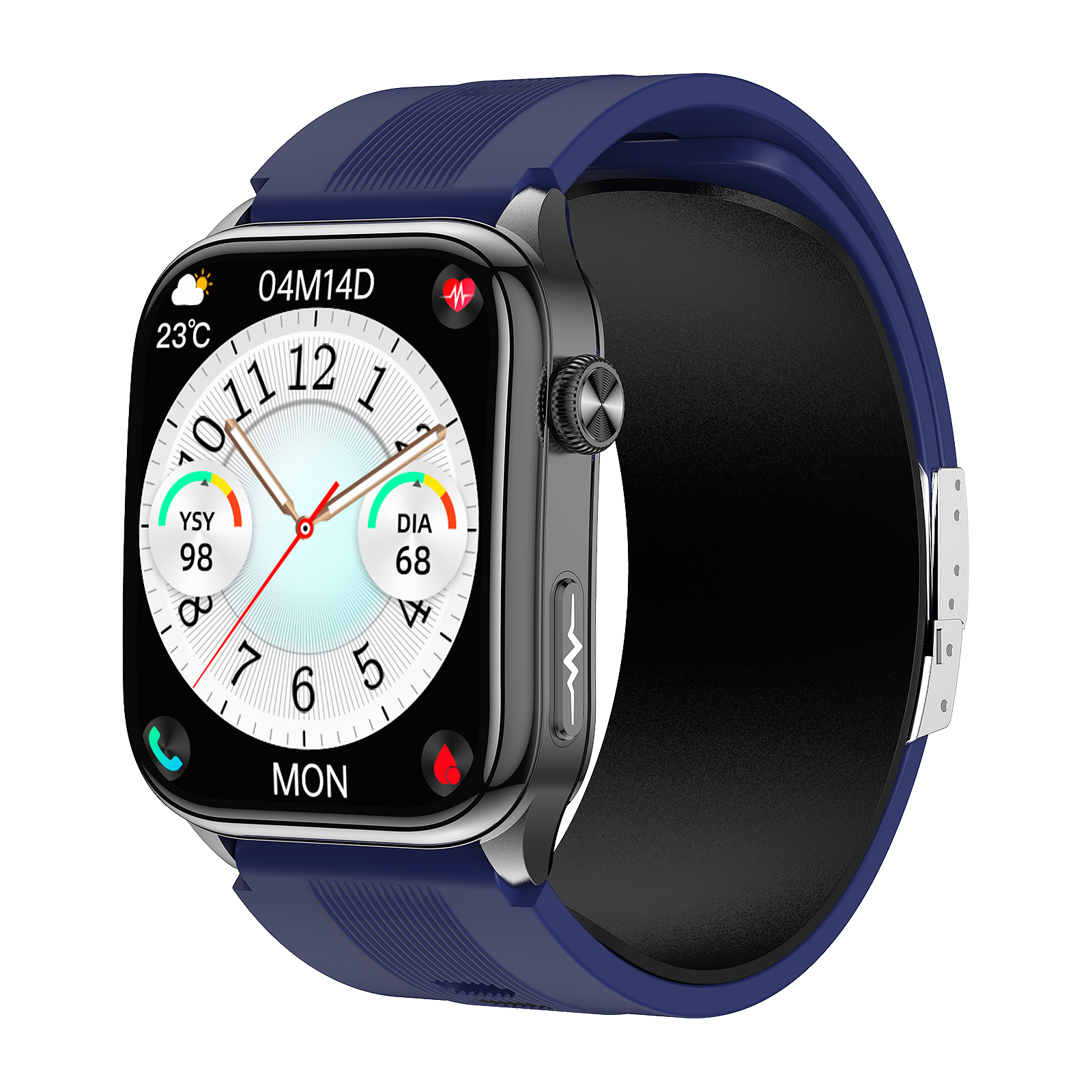 New smartwatch S101 lover's Gift,bluetooth call, health monitoring True blood pressure Air pump Blood glucose NFC ECG SOS