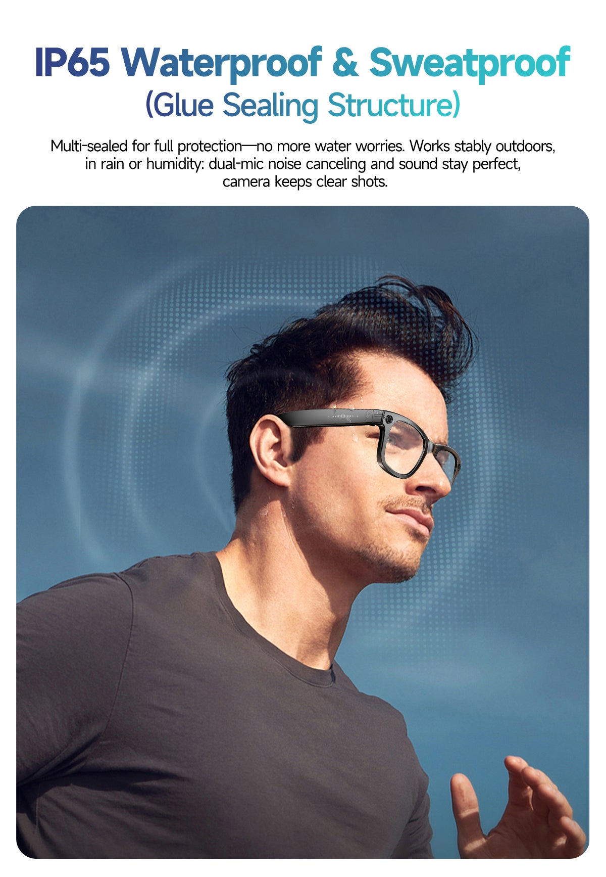 Smart glasses Photography glasses W610 AI translation 8 million pixels Wi-Fi slide-to-touch New Fashion Arrivals.
