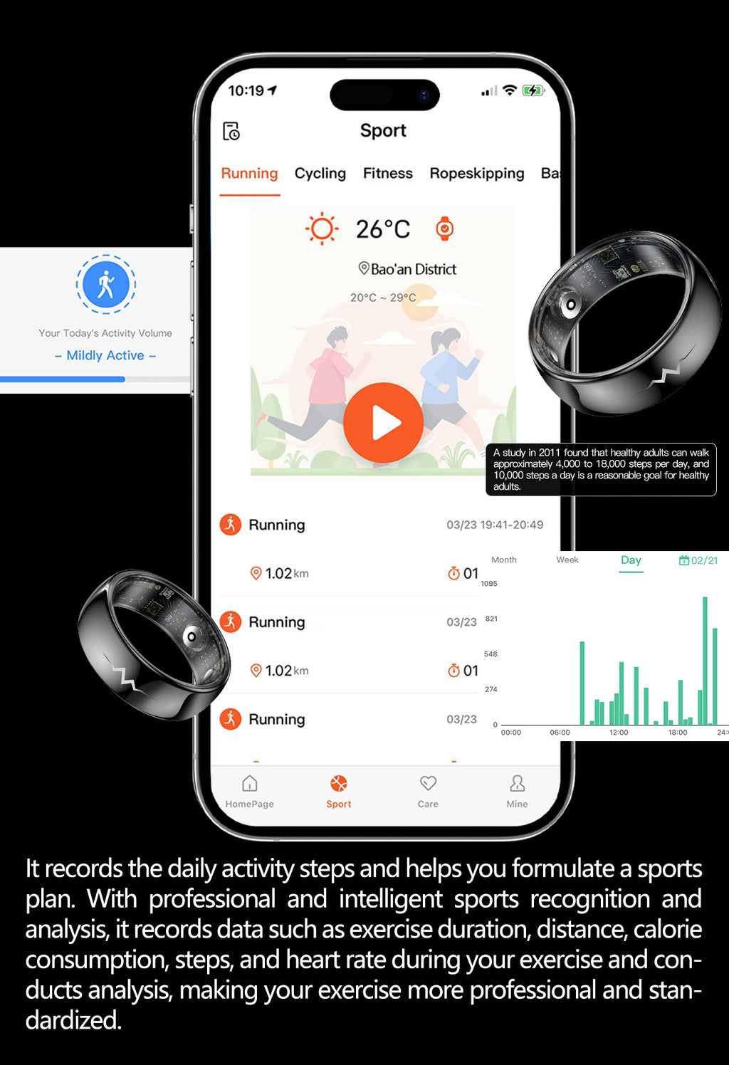 New samrt ring Q520 lover's gift ceramic material heart rate sleep blood sugar exercise monitoring hot sale！