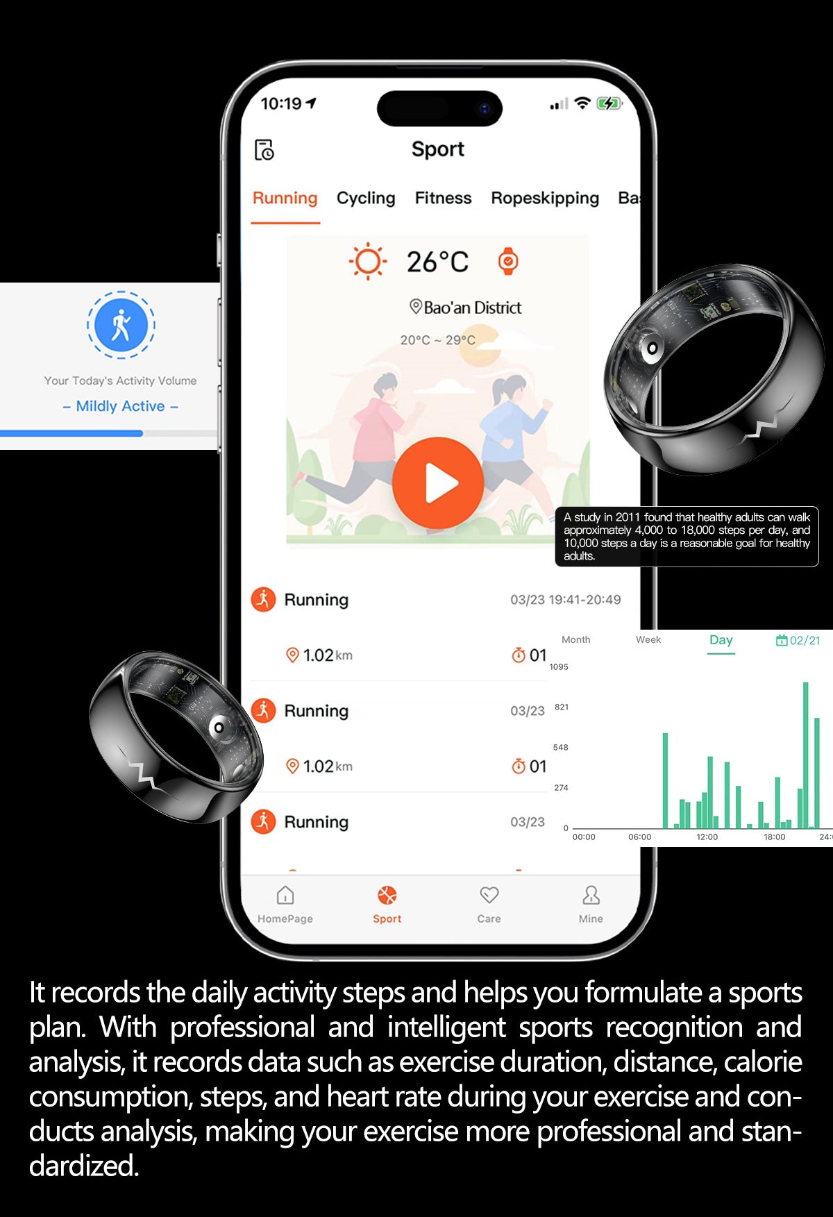 New samrt ring Q520 lover's gift ceramic material heart rate sleep blood sugar exercise monitoring hot sale！