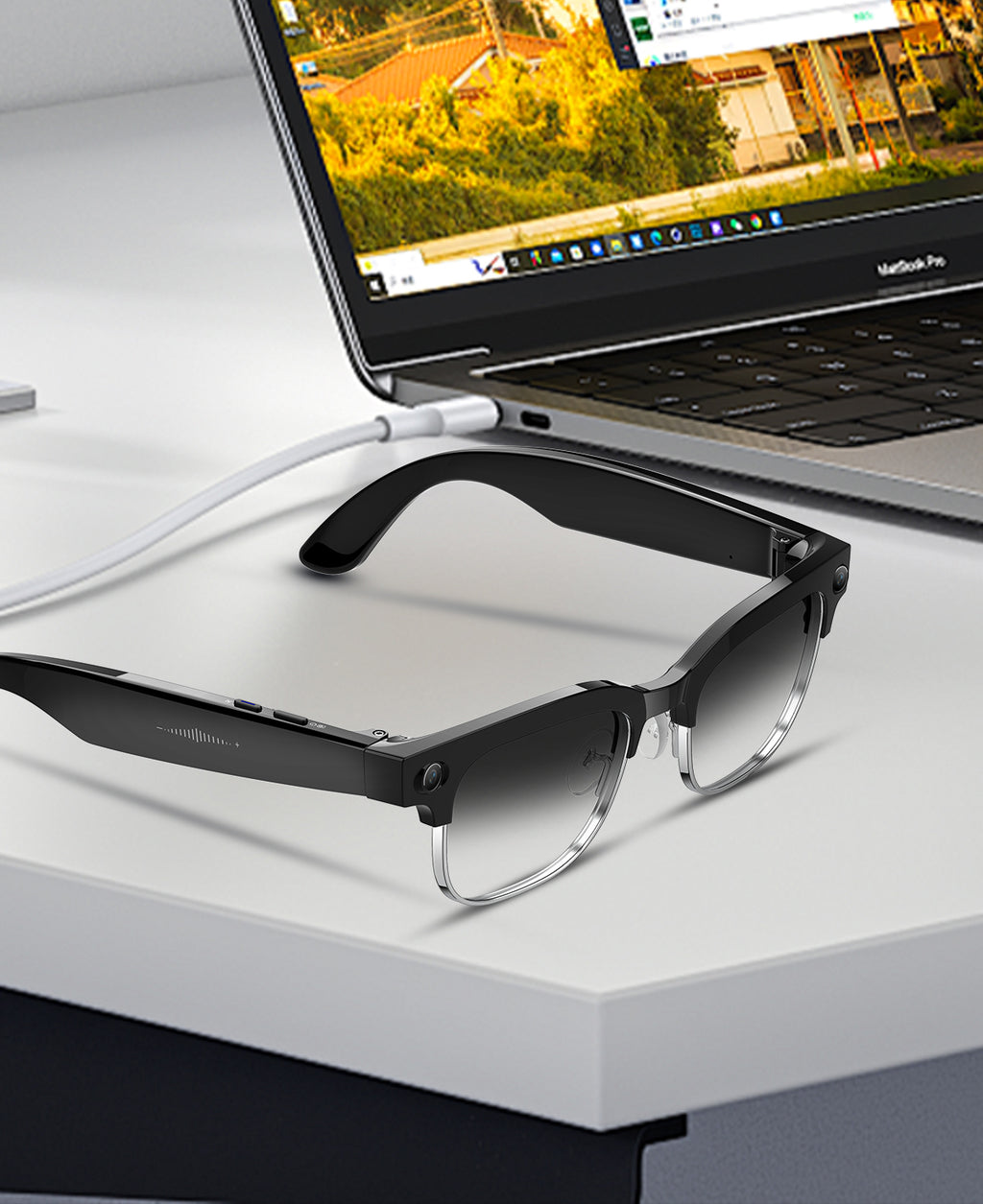 Smart glasses Photography glasses W630 AI translation Wi-Fi slide-to-touch New Fashion Arrivals.