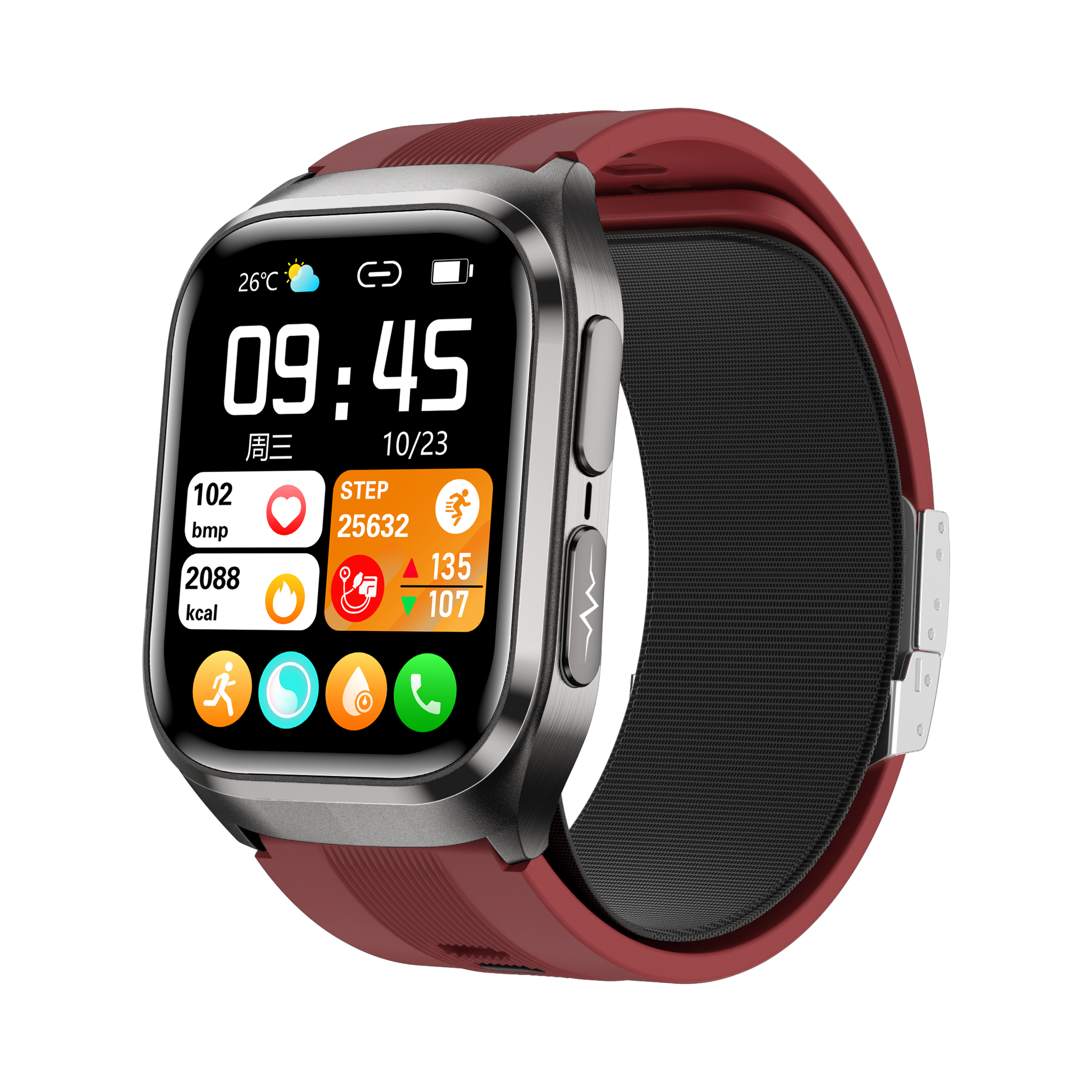 New smartwatch S17 airbag blood pressure monitoring NFC SOS ECG electrocardiogram Sport, blood sugar, uric acid, blood lipid, body temperature, blood oxygen, sleep monitoring, breathing training Lover gift