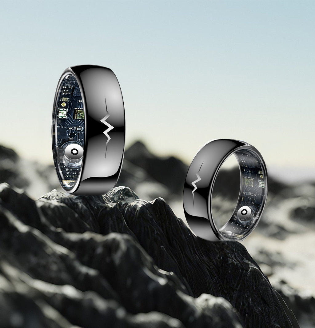 New samrt ring Q520 lover's gift ceramic material heart rate sleep blood sugar exercise monitoring hot sale！