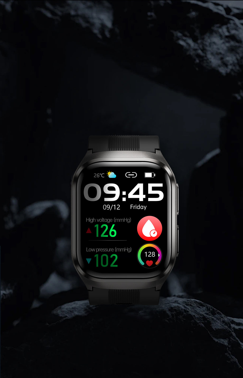 New smartwatch S17 airbag blood pressure monitoring NFC SOS ECG electrocardiogram Sport, blood sugar, uric acid, blood lipid, body temperature, blood oxygen, sleep monitoring, breathing training Lover gift