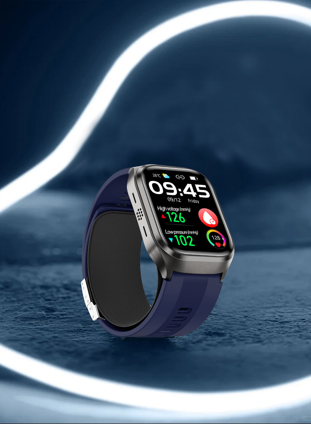 New smartwatch S17 airbag blood pressure monitoring NFC SOS ECG electrocardiogram Sport, blood sugar, uric acid, blood lipid, body temperature, blood oxygen, sleep monitoring, breathing training Lover gift