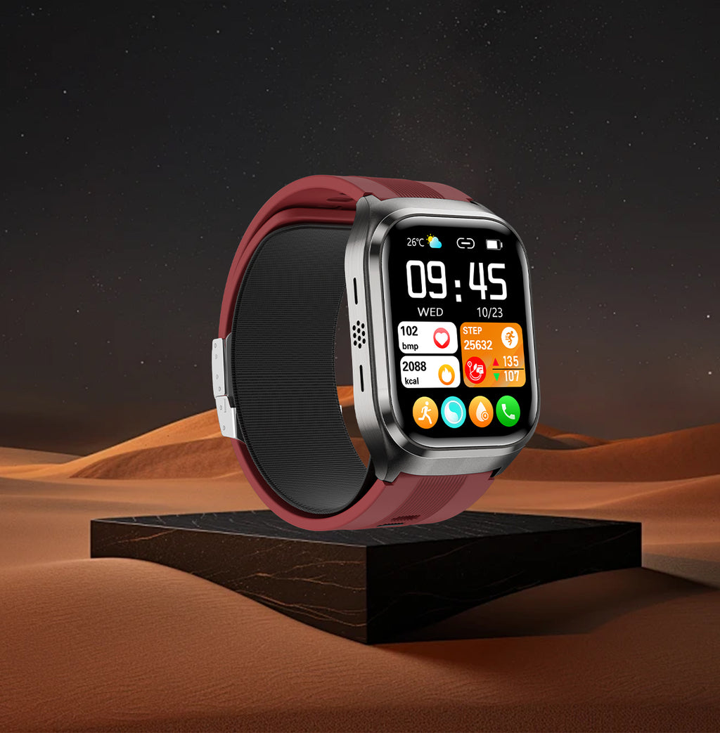 New smartwatch S17 airbag blood pressure monitoring NFC SOS ECG electrocardiogram Sport, blood sugar, uric acid, blood lipid, body temperature, blood oxygen, sleep monitoring, breathing training Lover gift