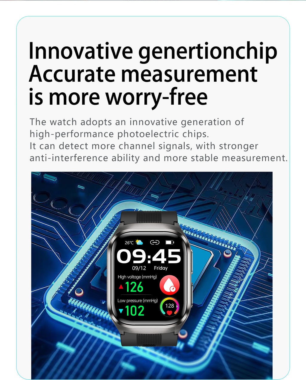 New smartwatch S17 airbag blood pressure monitoring NFC SOS ECG electrocardiogram Sport, blood sugar, uric acid, blood lipid, body temperature, blood oxygen, sleep monitoring, breathing training Lover gift
