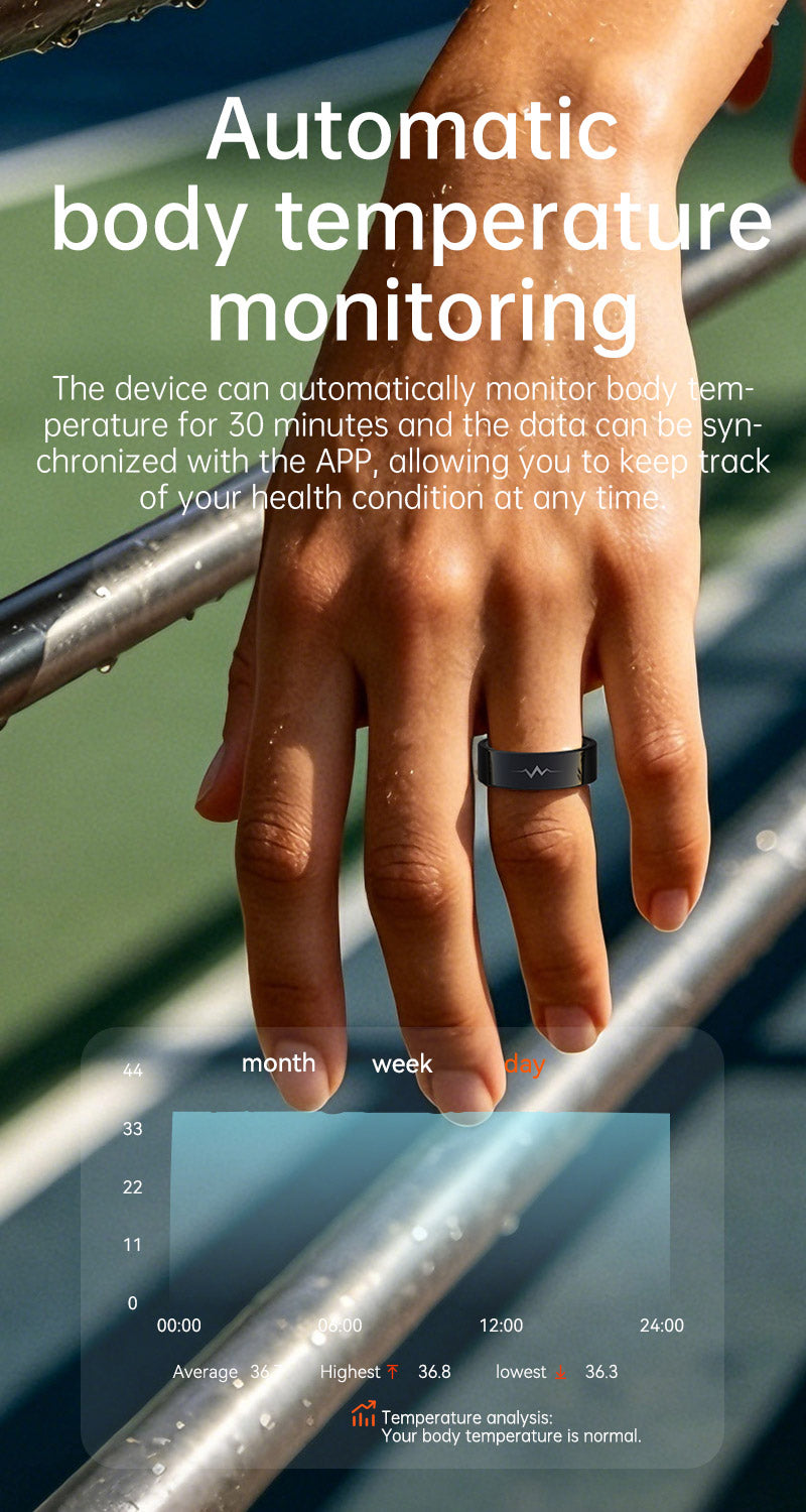 New samrt ring R1005 lover's gift heart rate sleep blood sugar exercise monitoring hot sale！