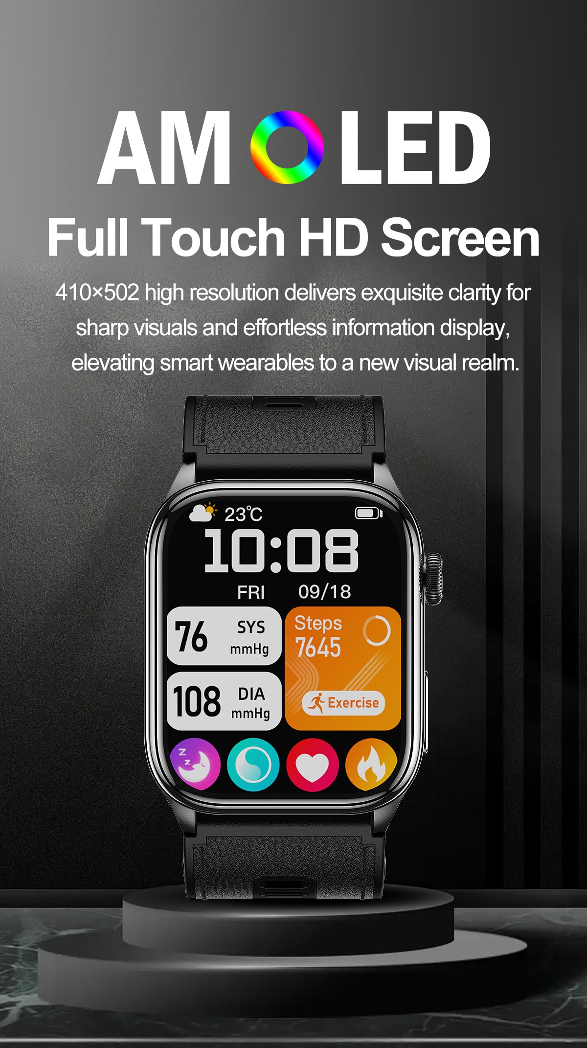 New smartwatch S101 lover's Gift,bluetooth call, health monitoring True blood pressure Air pump Blood glucose NFC ECG SOS