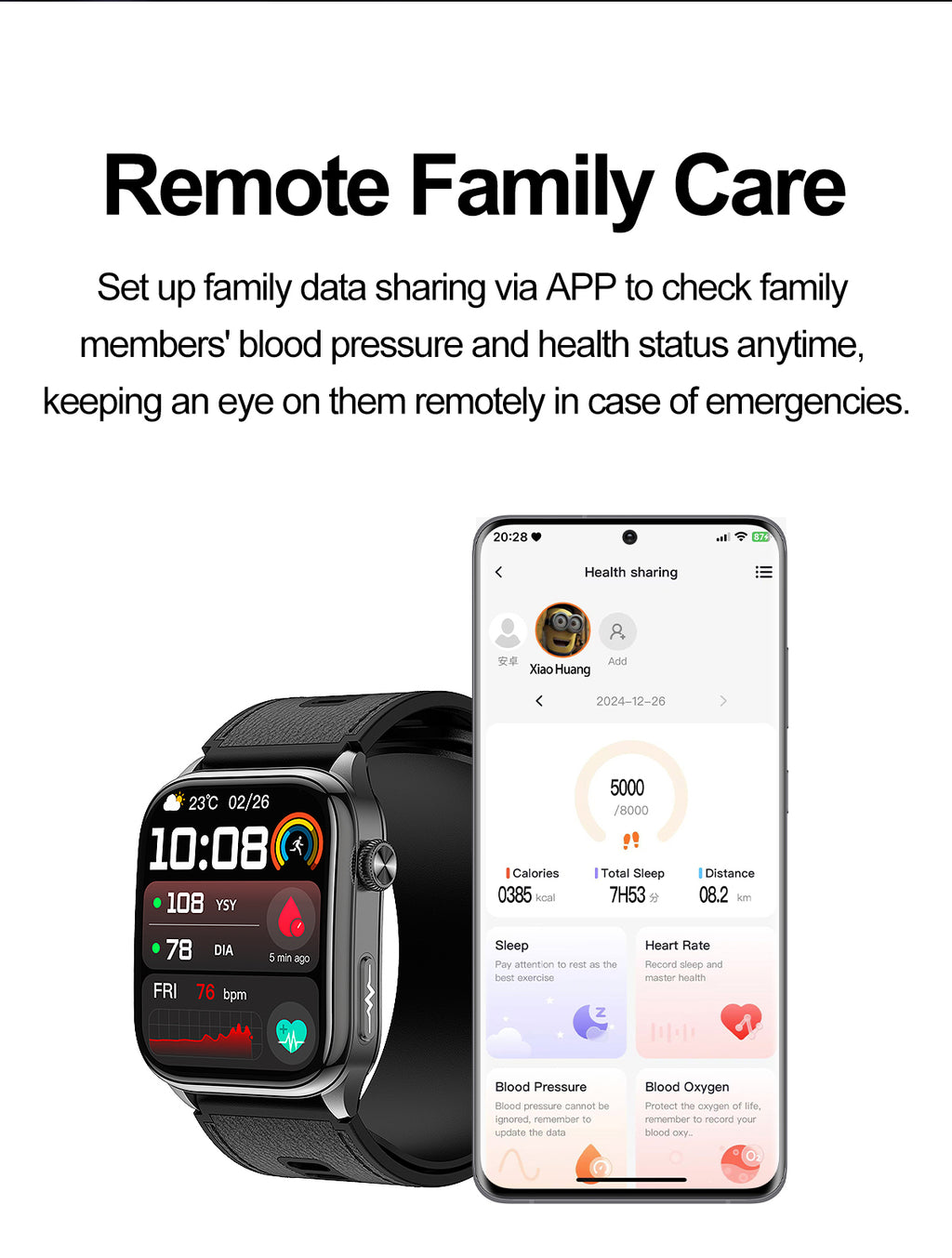 New smartwatch S101 lover's Gift,bluetooth call, health monitoring True blood pressure Air pump Blood glucose NFC ECG SOS