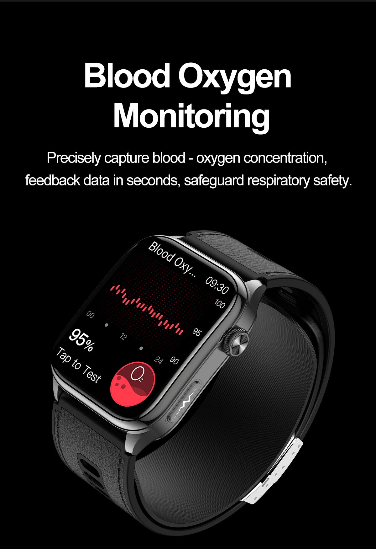New smartwatch S101 lover's Gift,bluetooth call, health monitoring True blood pressure Air pump Blood glucose NFC ECG SOS
