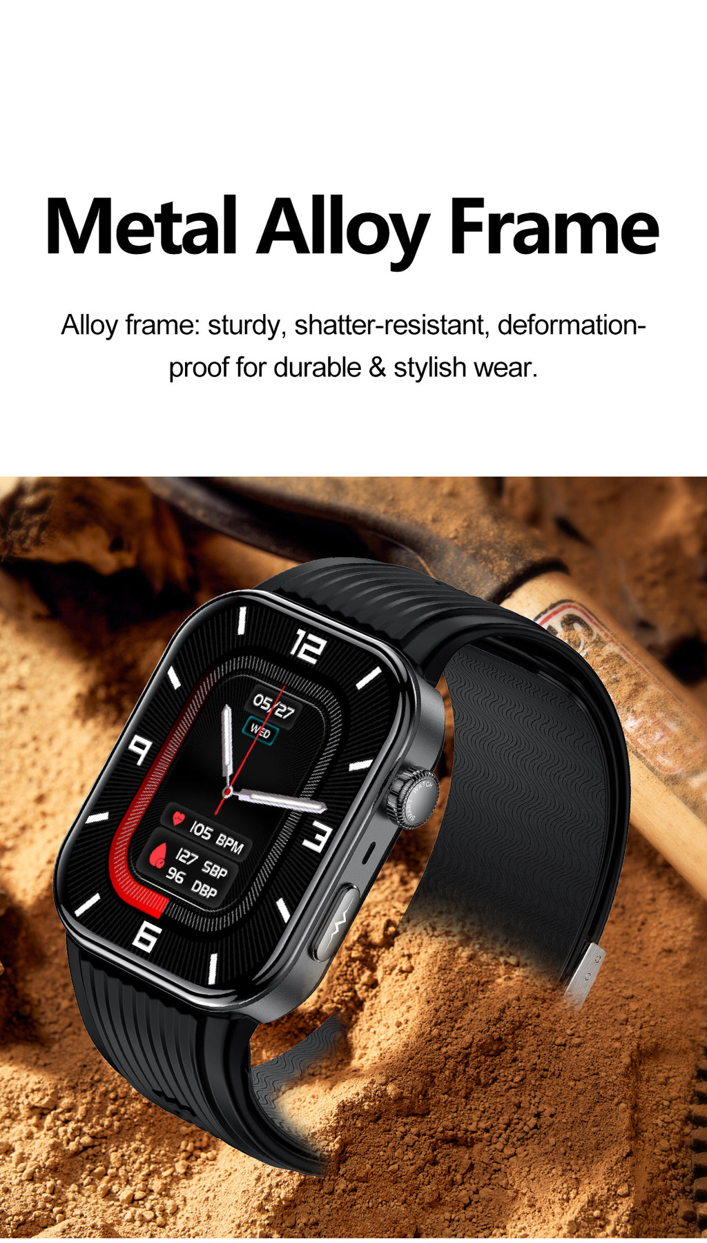 New smartwatch S191 Air pump+airbag type true blood pressure accurate test,Bluetooth call,ECG electrocardiogram,blood sugar, uric acid, blood lipid, body temperature, blood oxygen, sleep monitoring, breathing training.