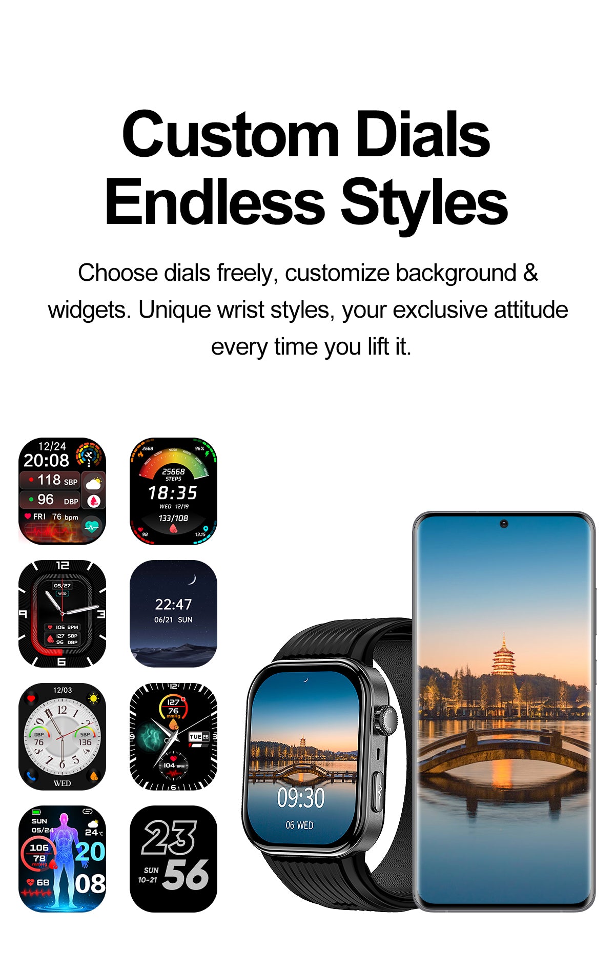 New smartwatch S191 Air pump+airbag type true blood pressure accurate test,Bluetooth call,ECG electrocardiogram,blood sugar, uric acid, blood lipid, body temperature, blood oxygen, sleep monitoring, breathing training.